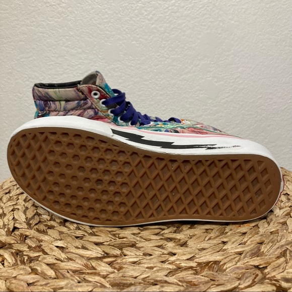 Vans sk8 hi multicolor marble artsy women’s 6 - Picture 6 of 7